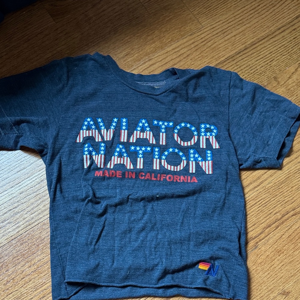 Aviator Nation women’s Blue Graphic Tee